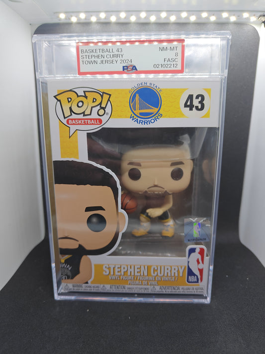 Stephen Curry - 43 PSA 8 FASC