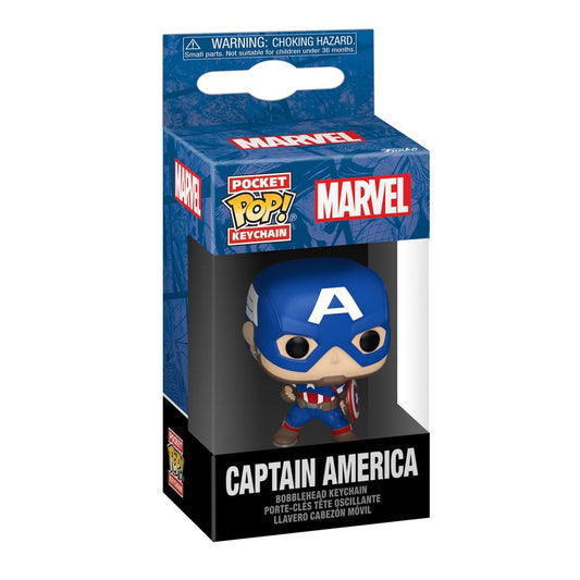Captain America Funko Keychain