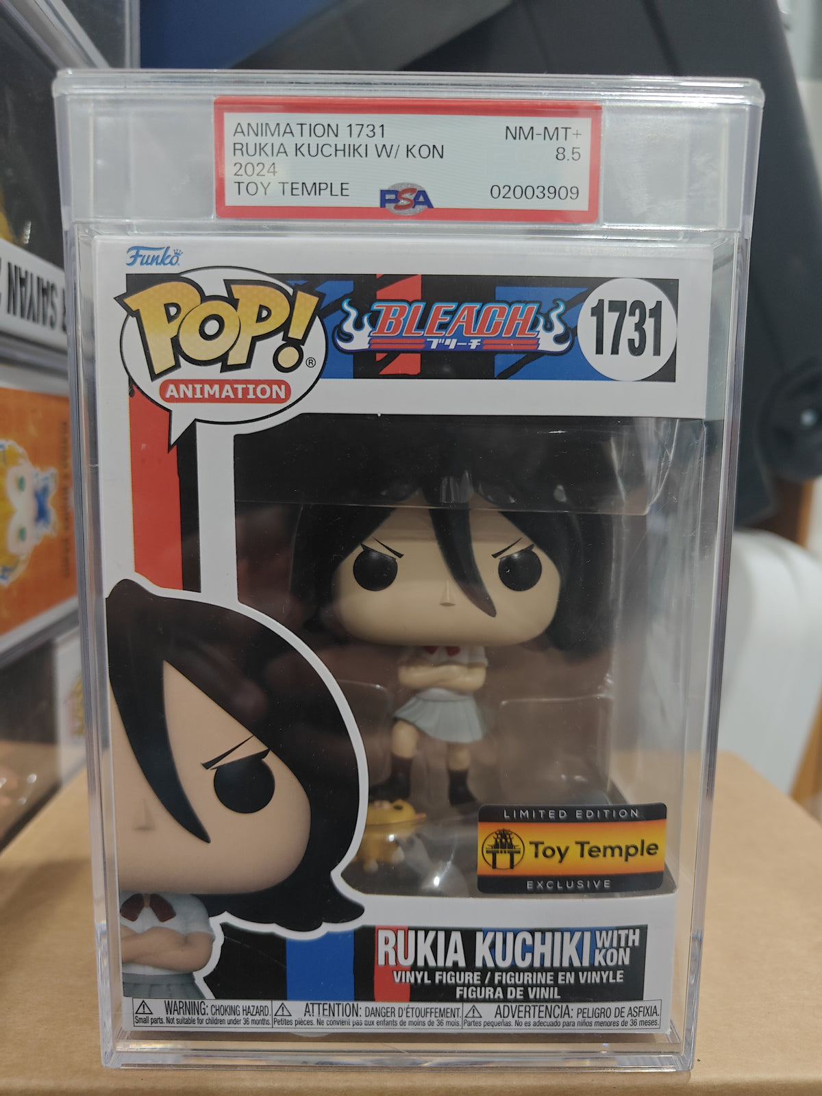 Rukia Kuchiki with Kon 1731 PSA 8.5