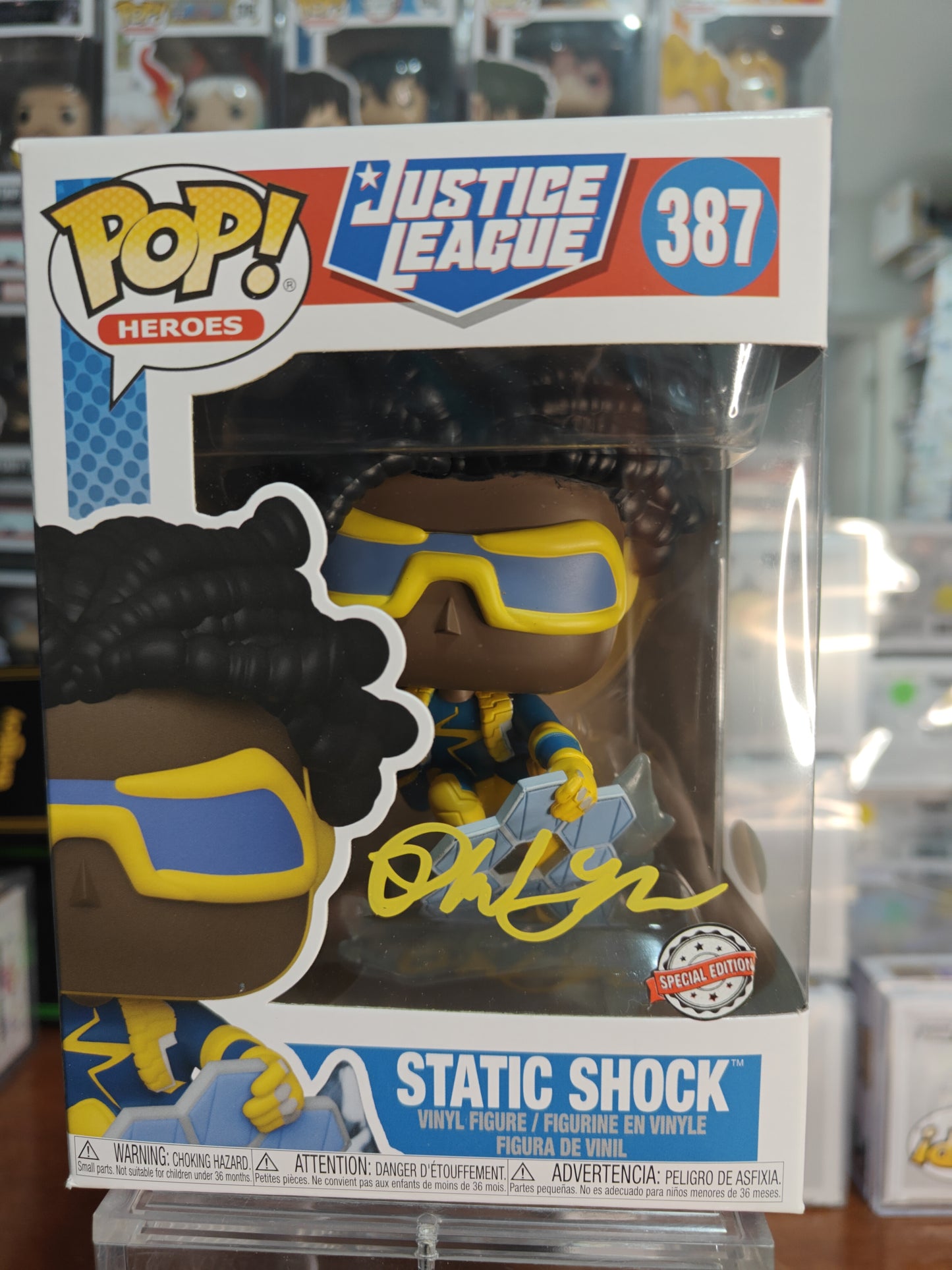 Static Shock Signed by Phil LaMarr 388