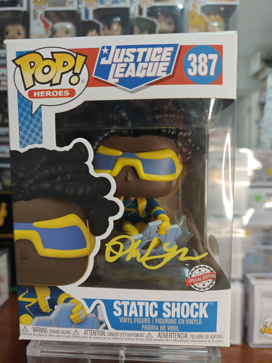 Static Shock Signed by Phil LaMarr 388