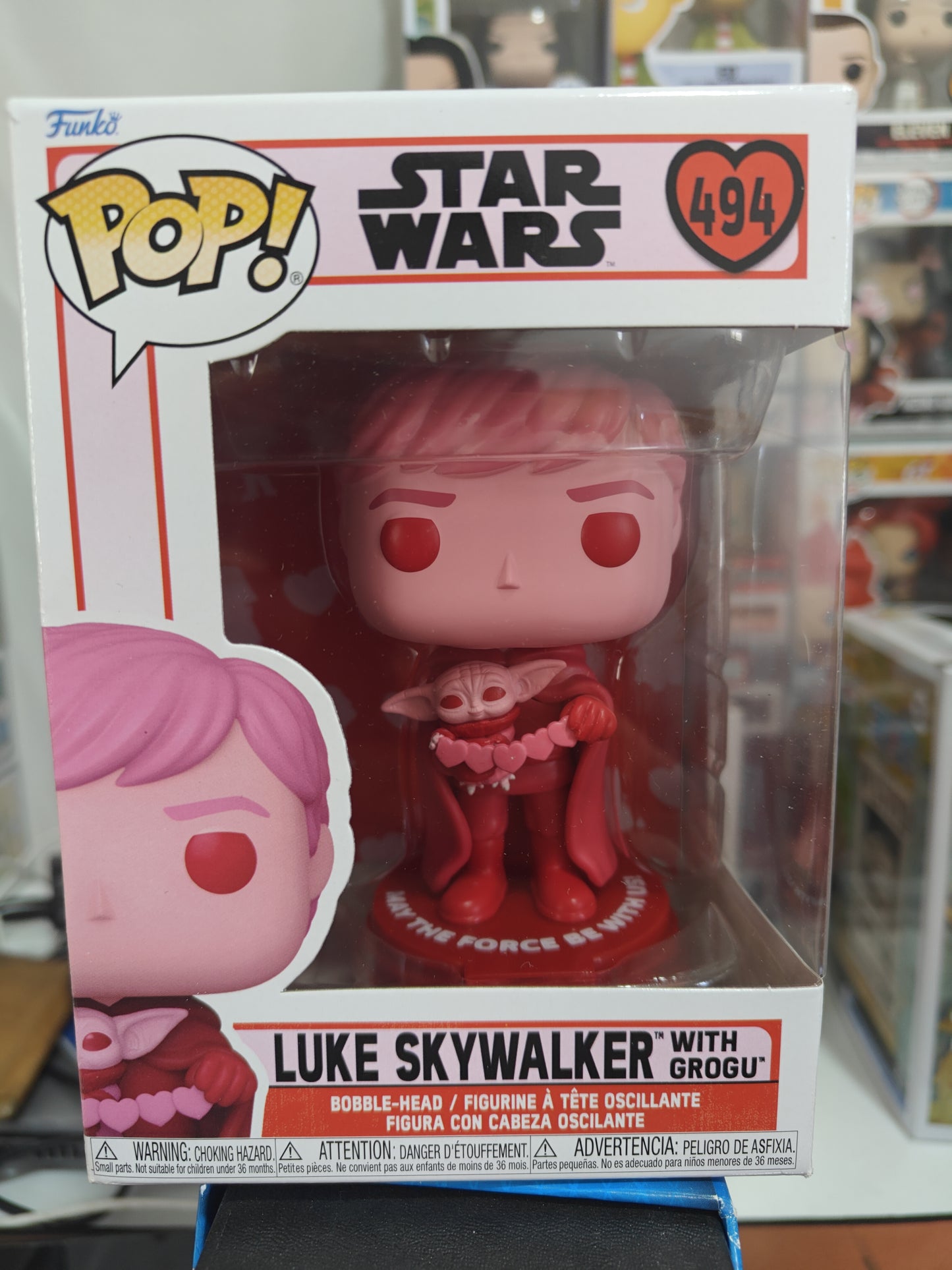 Luke Skywalker with Grogu (Valentine's) 494