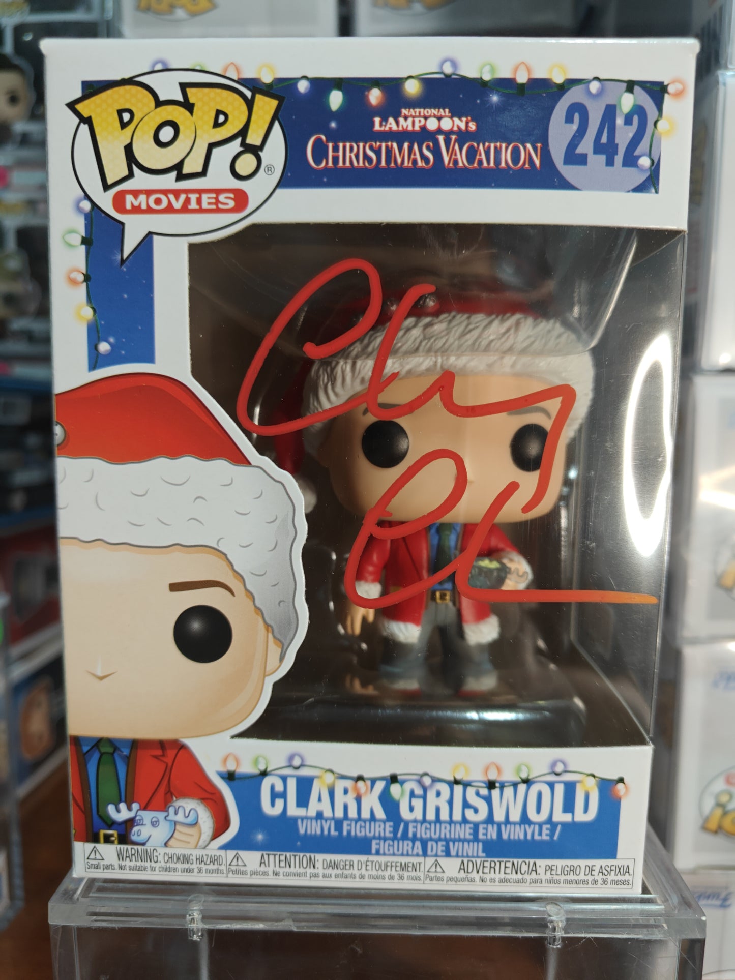 Clark Griswold Signed by Chevy Chase- 242