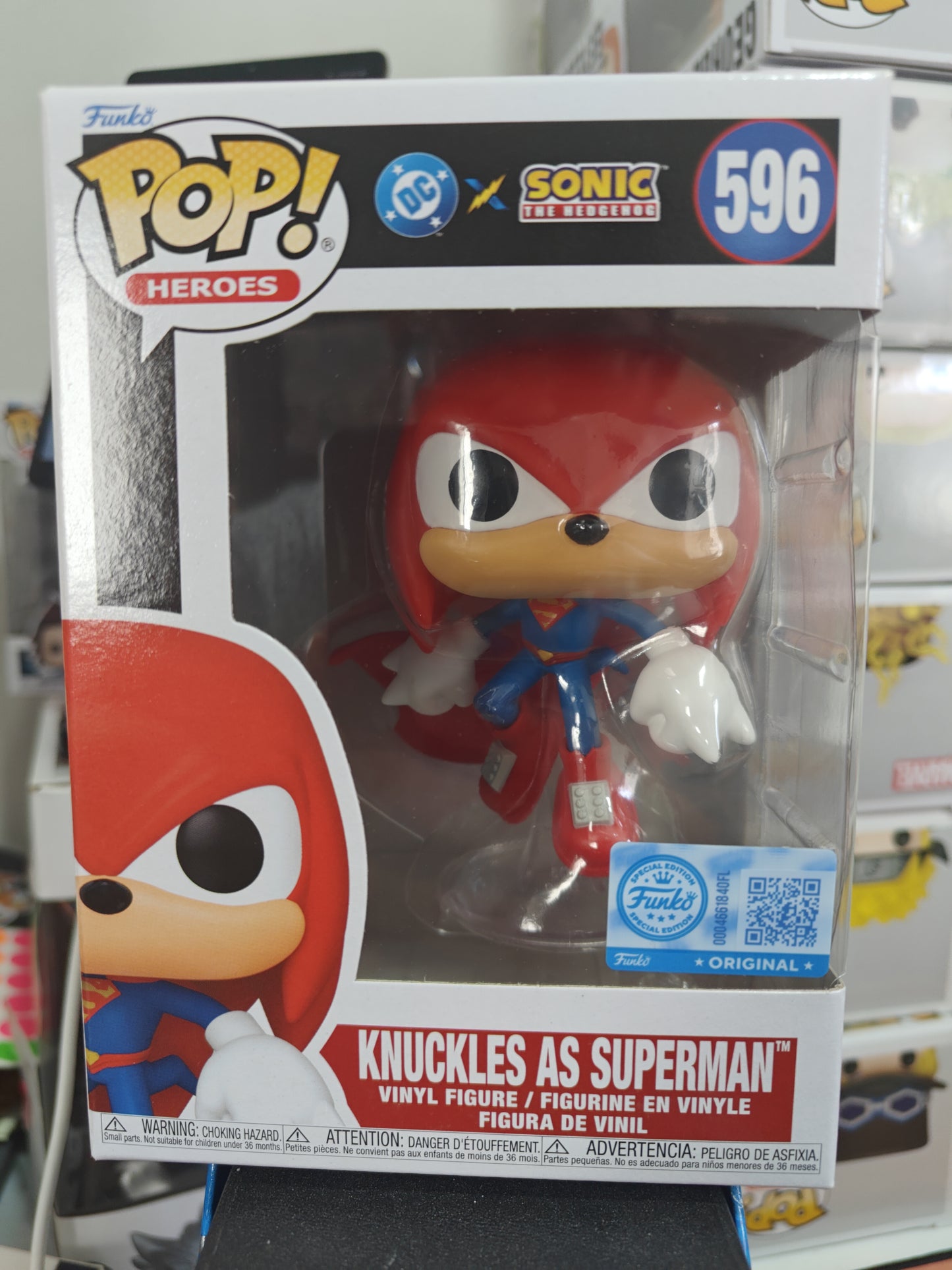 Knuckles as Superman 596