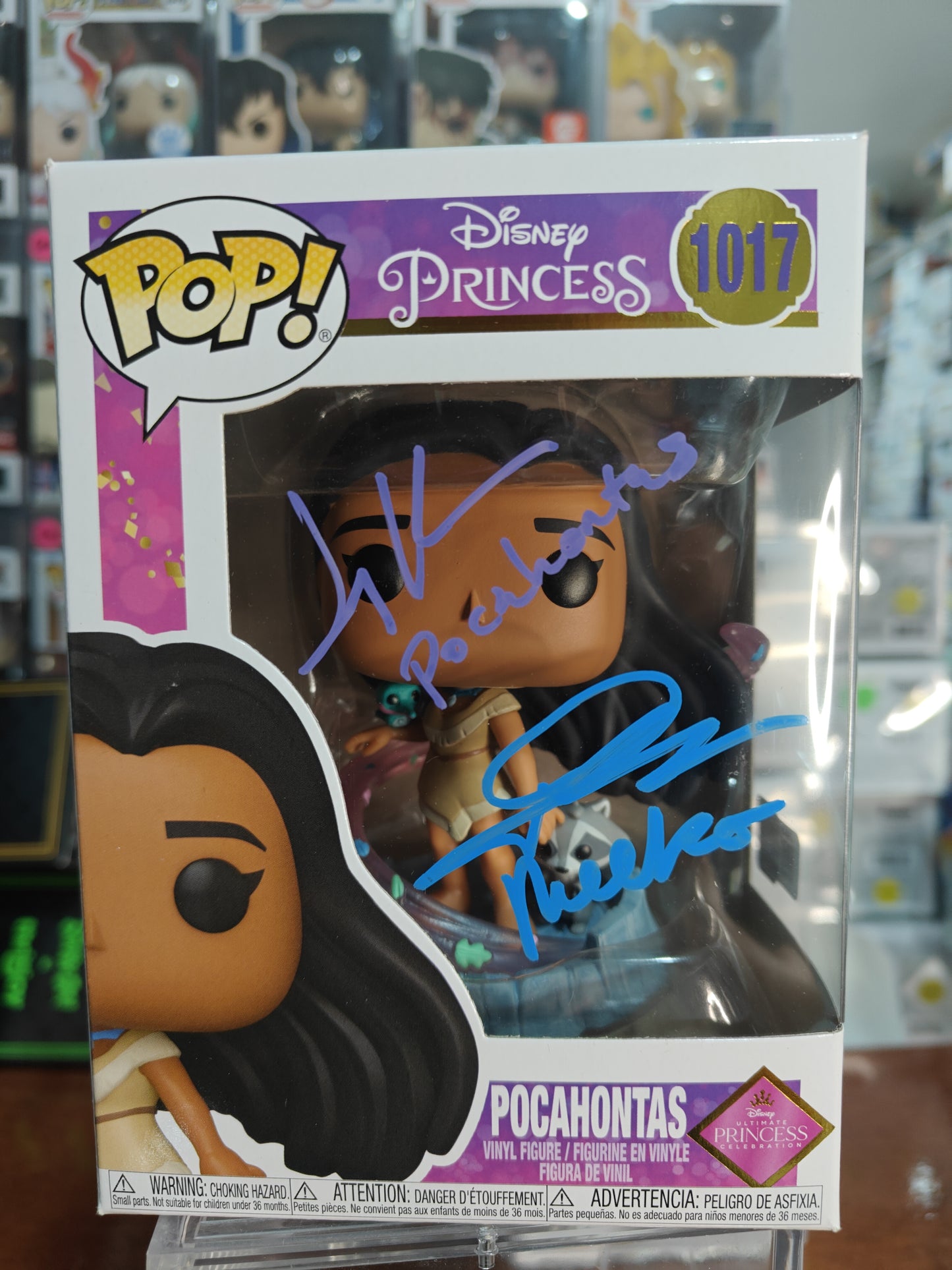 Pocahontas Signed by Judy Kuhn & John Kassir 1017