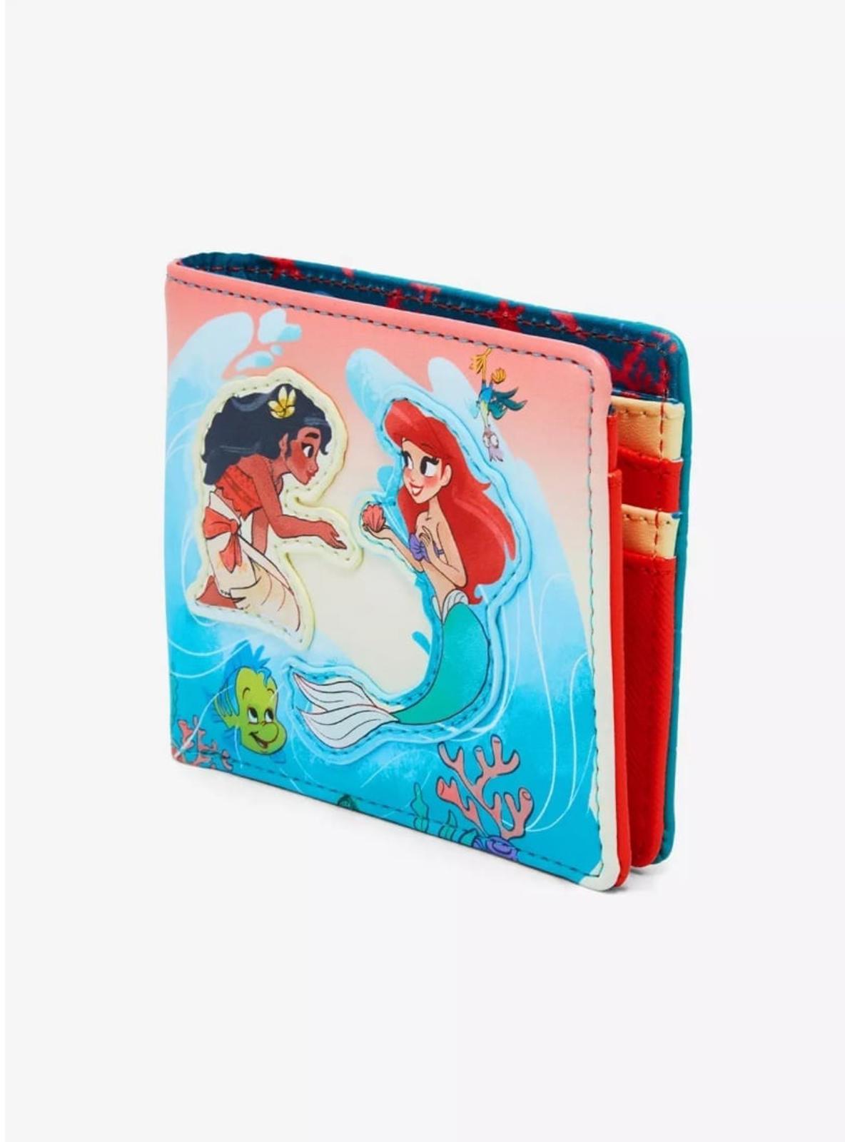 Loungefly Disney Princess Moana & Ariel Small Wallet