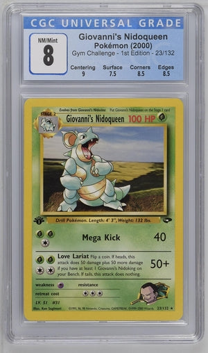 Giovanni's Nidoqueen 1st Ed - CGC 8