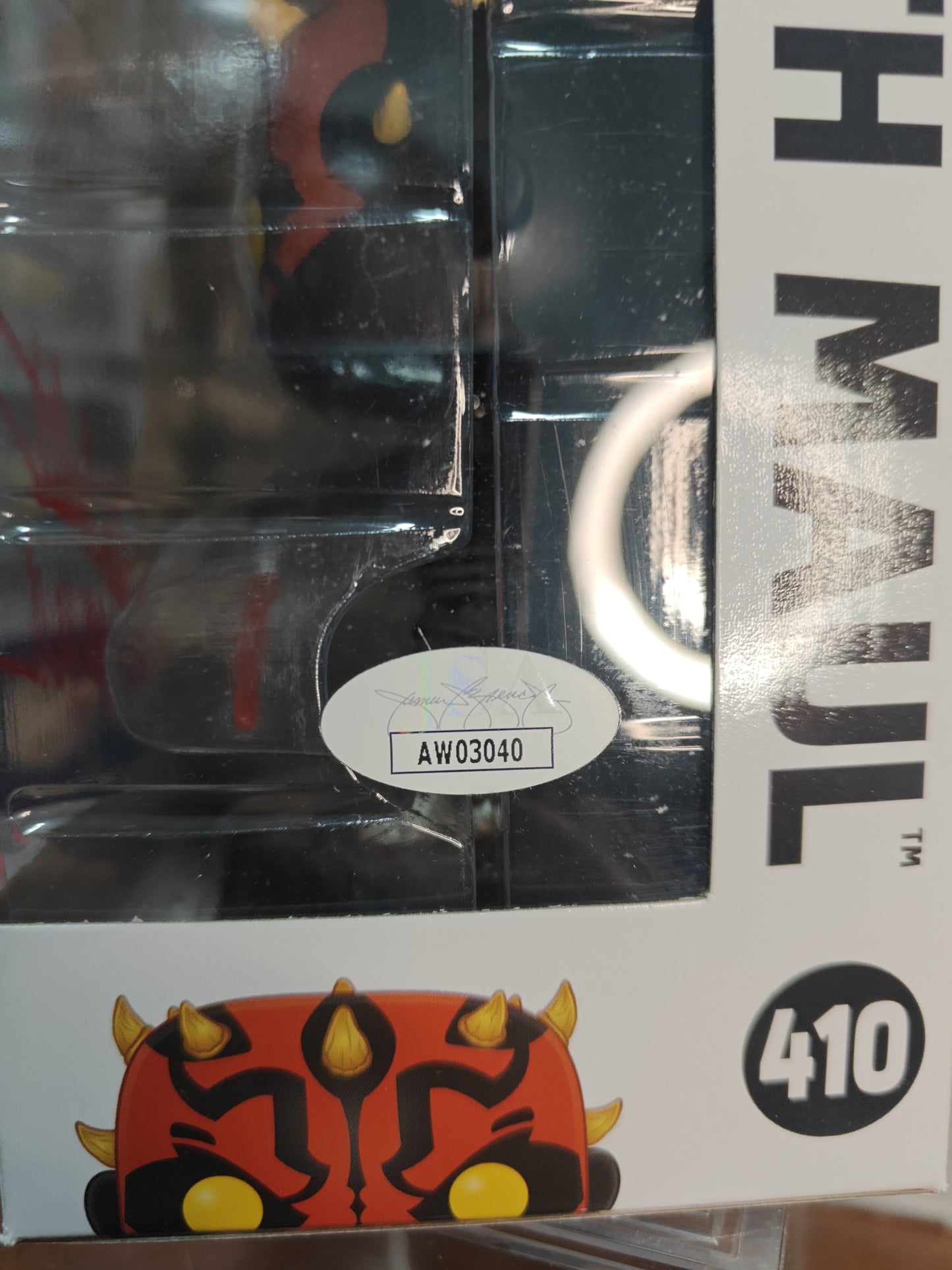 Darth Maul Signed by Sam Witwer