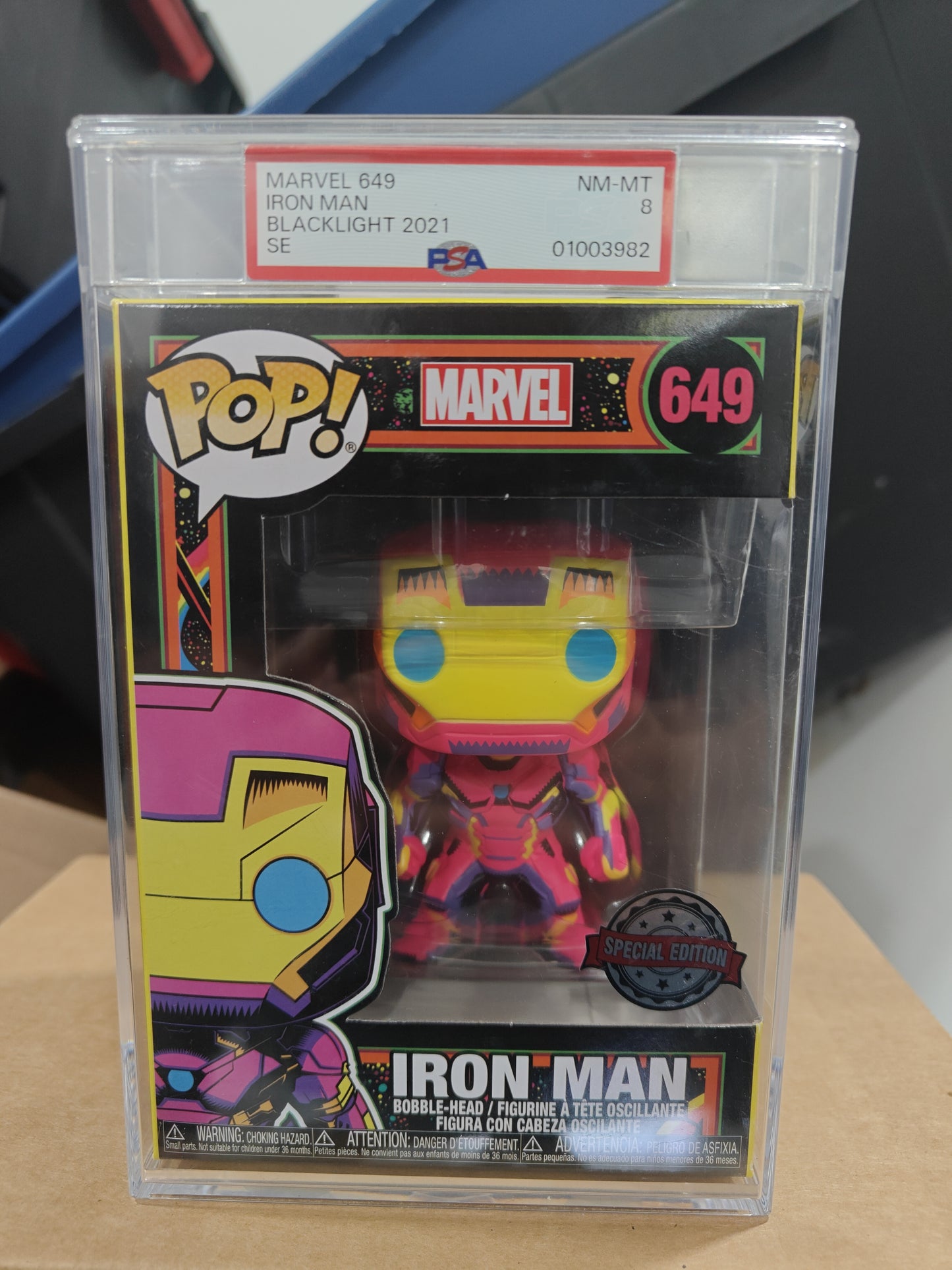 Iron Man (Blacklight) 649 PSA 8