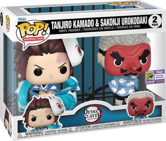 Tanjiro Kamado & Sakonji Urokodaki 2023 SDCC Con Sticker