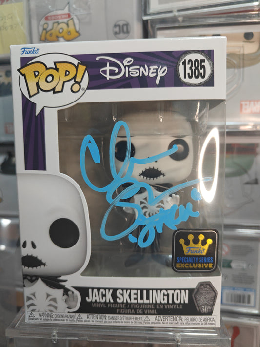 Jack Skellington Signed by Chris Sarandon 1385