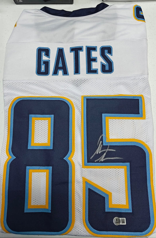 Antonio Gates- Autographed San Diego Chargers Authentic Jersey - Beckett Certified