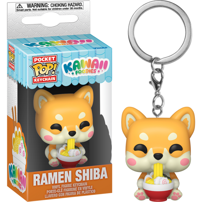 Ramen Shiba Funko Keychain