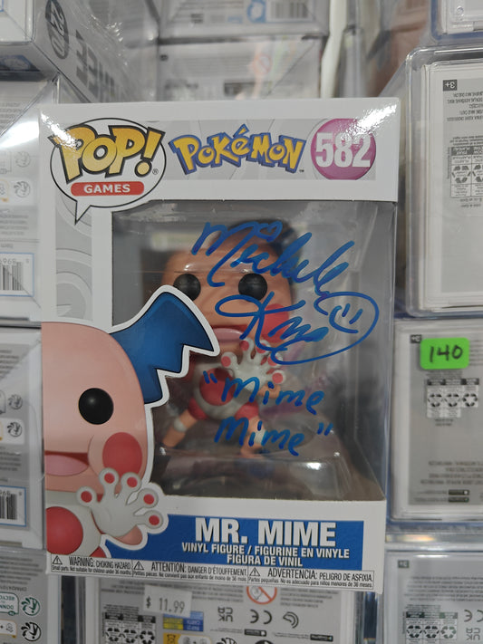 Mr. Mime 582 signed by Michele Knotz