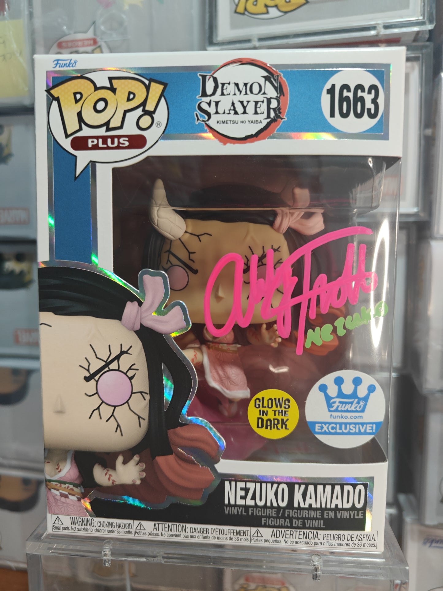 Nezuko Kamado GITD 1663 Signed by Abby Trott
