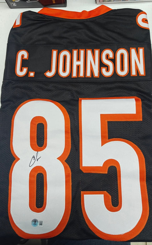 Chad Johnson (Ocho Cinco)- Autographed Cincinnati Bengals Authentic Jersey - Beckett Certified