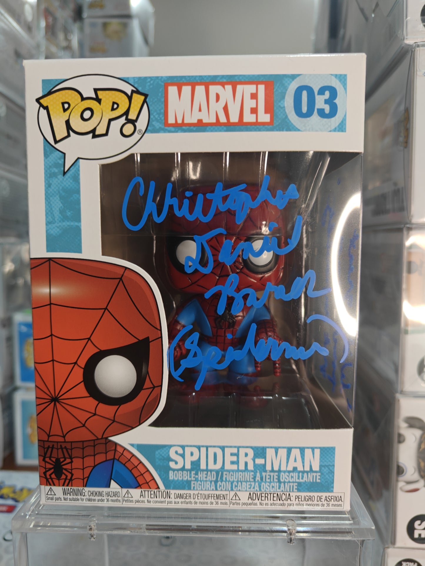 Spider-Man signed by Christopher Daniel Barnes 03