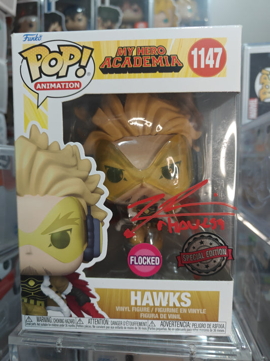 Hawks Flocked 1147 Signed by Zeno Robinson