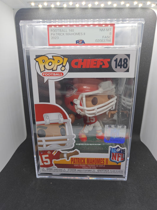 Patrick Mahomes II - 148 PSA 8 FASC