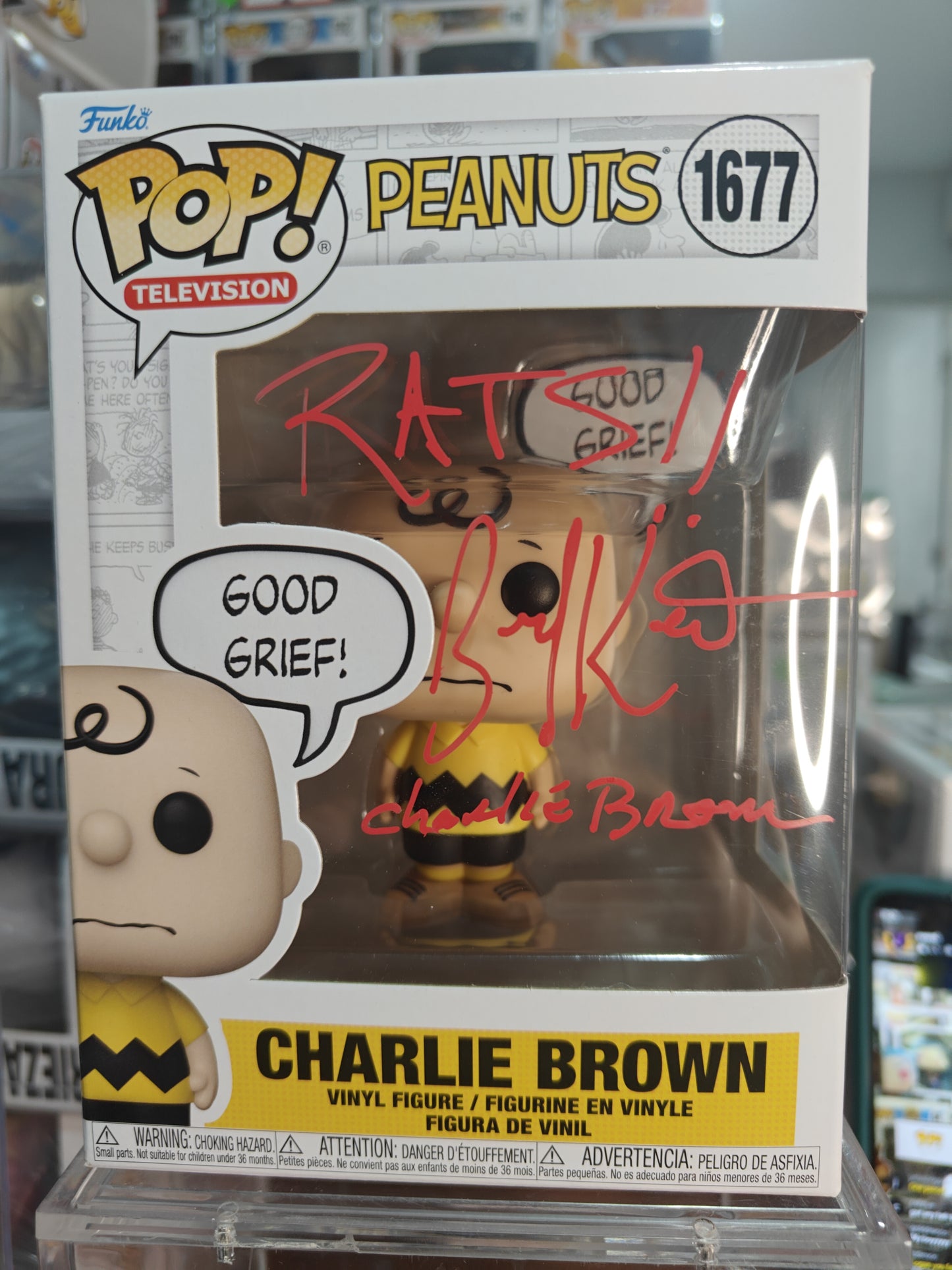 Charlie Brown 1677 Signed by Brad Kesten
