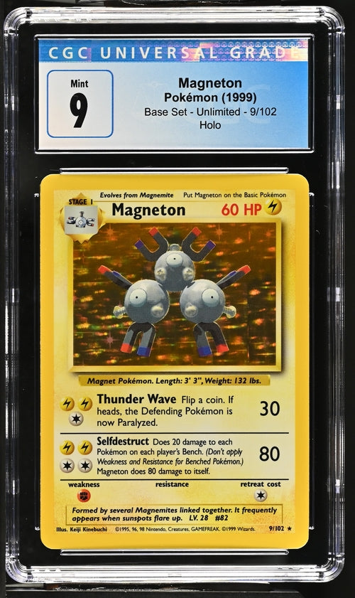 Magneton Base Set Unlimited - CGC 9