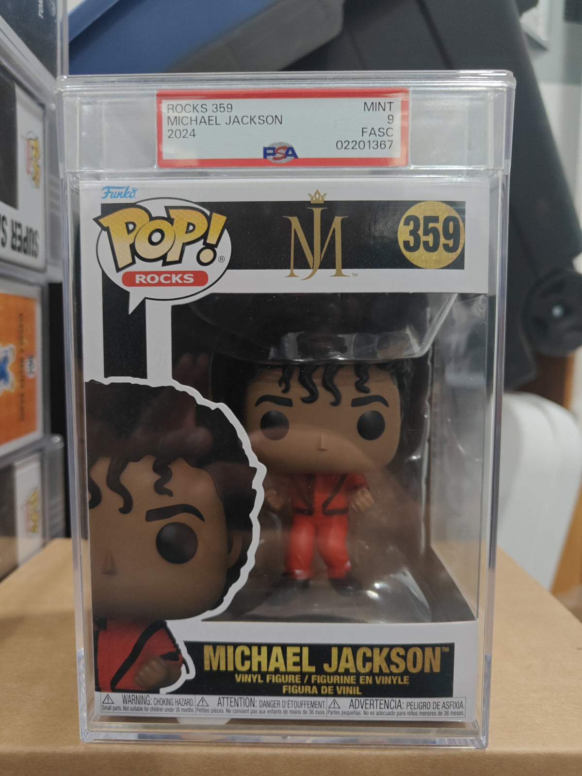 Michael Jackson 359 PSA 9 FASC