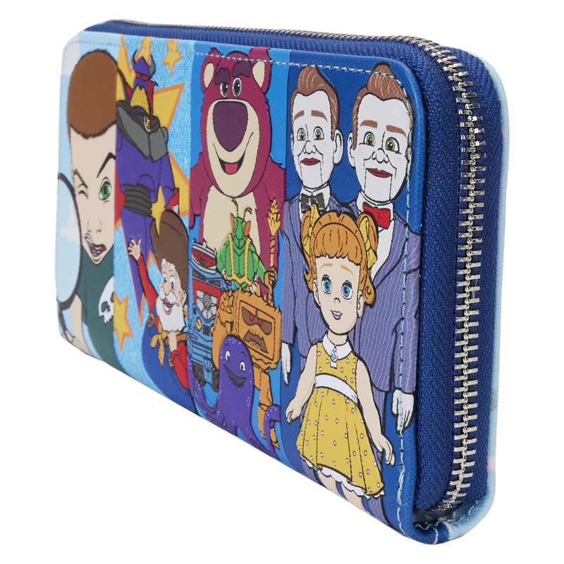 Loungefly Pixar Toy Story Movie Collab Baddies Zip Around Wristlet Wallet