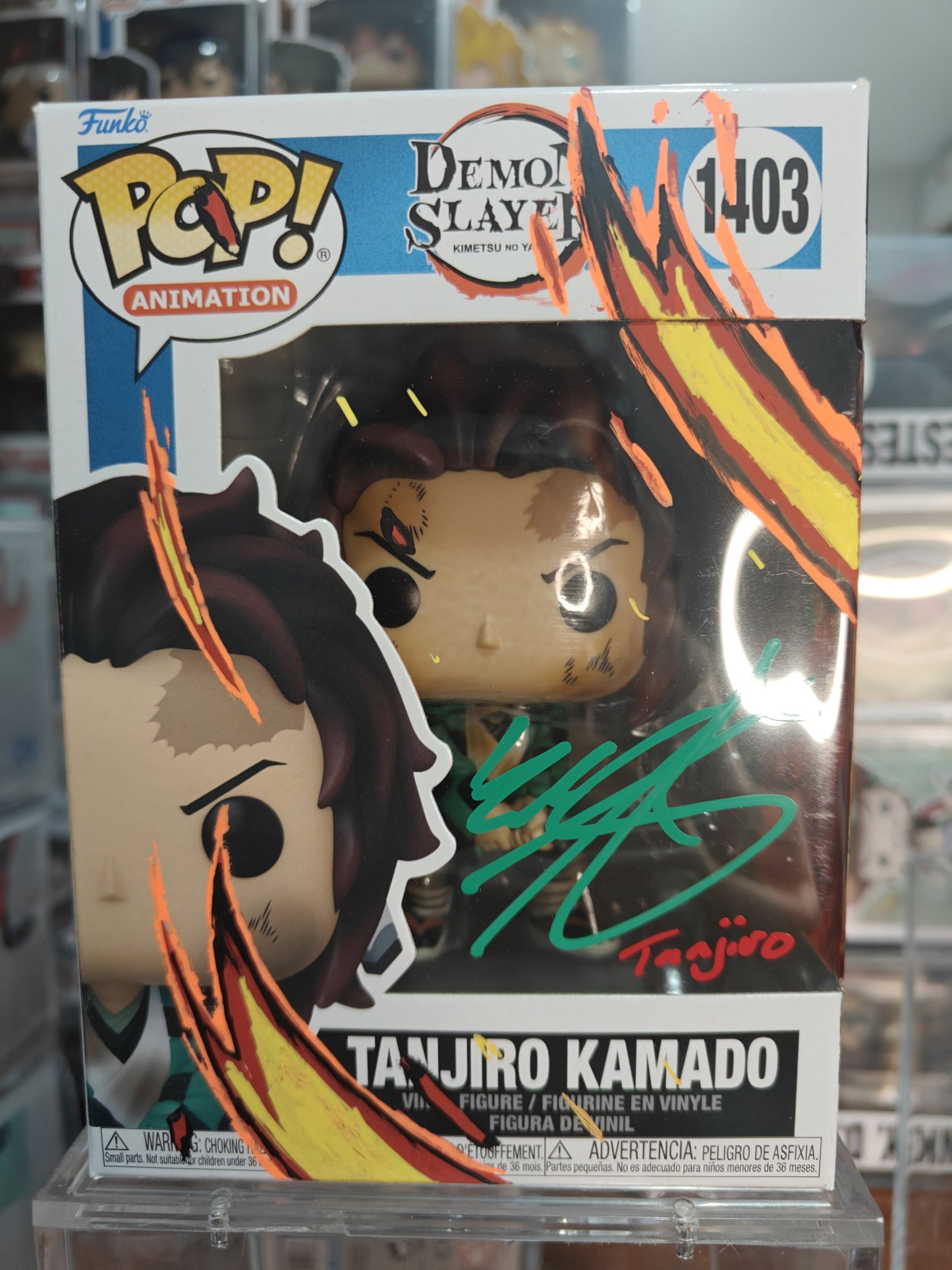Tanjiro Kamado 1403 Custom Art signed by Zach Aguilar