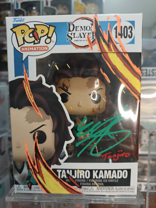 Tanjiro Kamado 1403 Custom Art signed by Zach Aguilar
