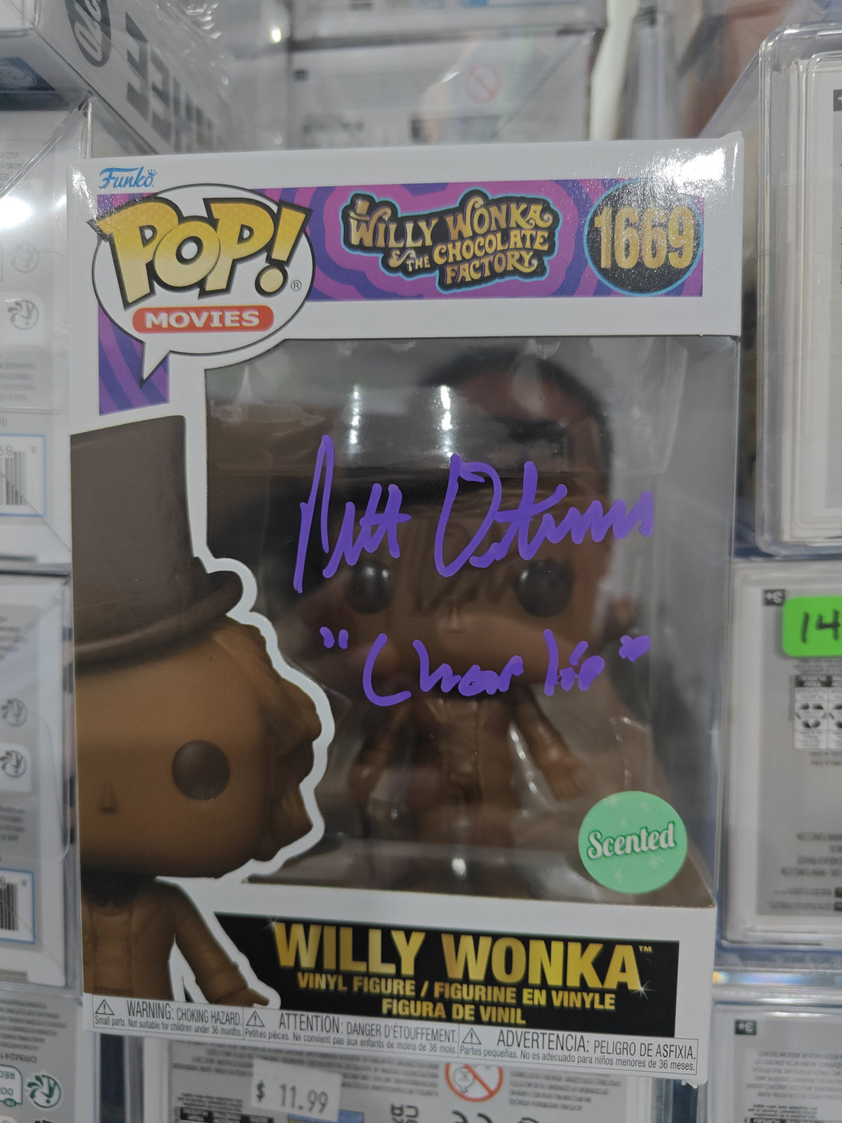 Willy Wonka 1669 signed by Peter Ostrum