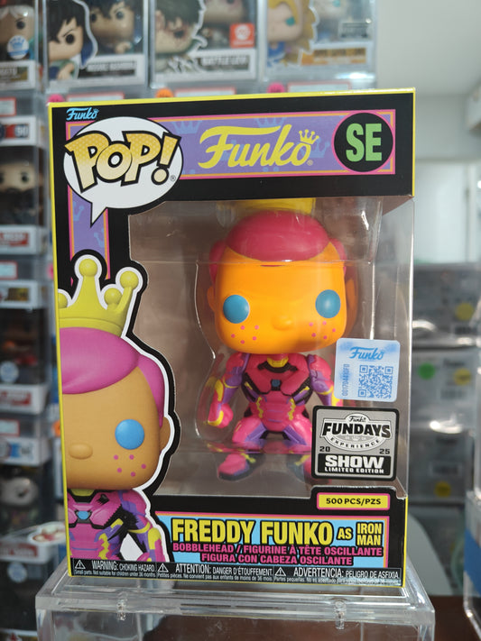 Freddy Funko as Iron Man 500 pcs 2025 Fundays