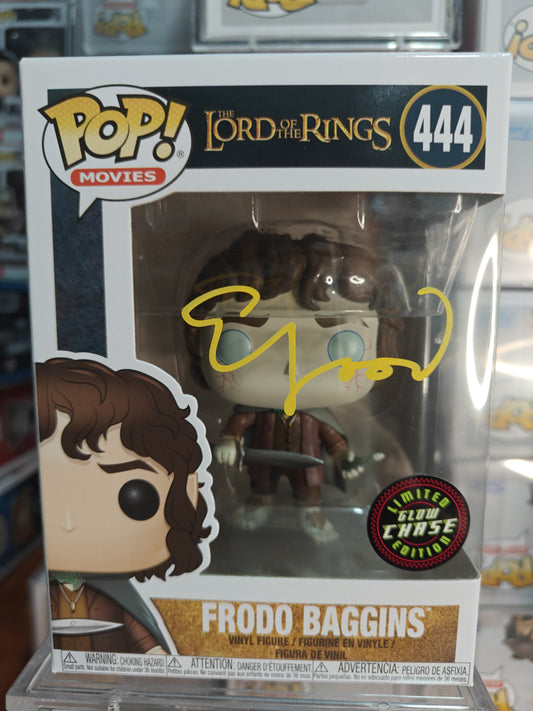 Frodo Baggins Glow Chase Signed by Elijah Wood 444